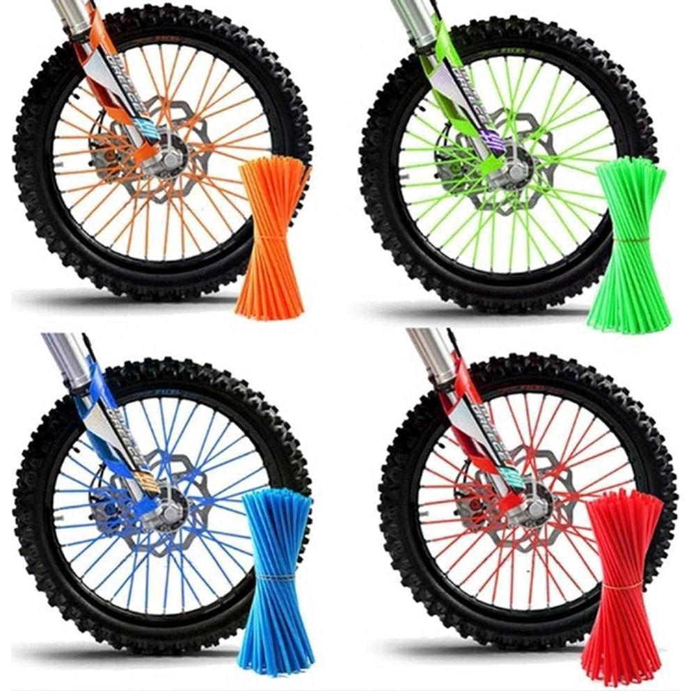 Cubiertas de Radios Universales OXLLONE 21" Azul Claro para Motocicleta