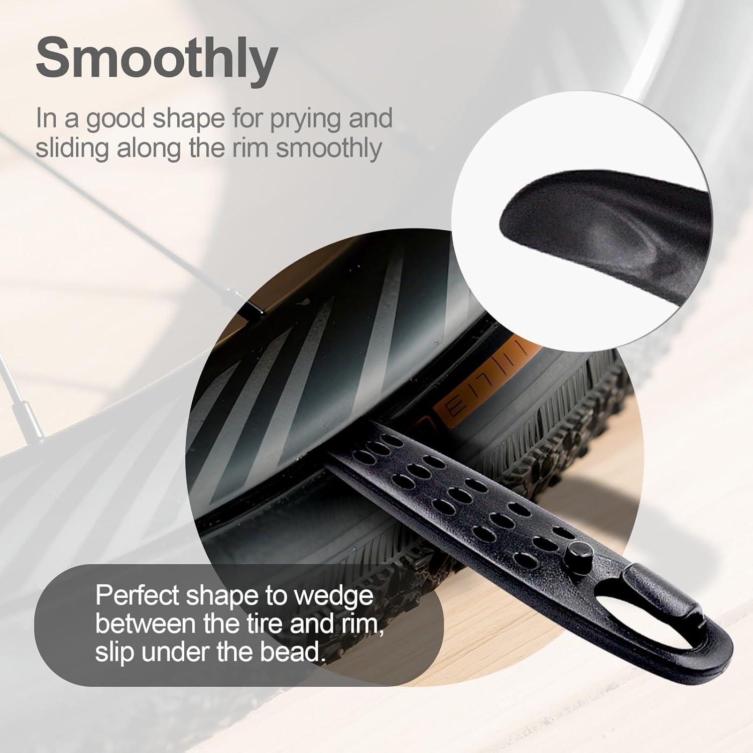 Juego de 6 Palancas de Neumático Prutomr Compactas 10.4 cm