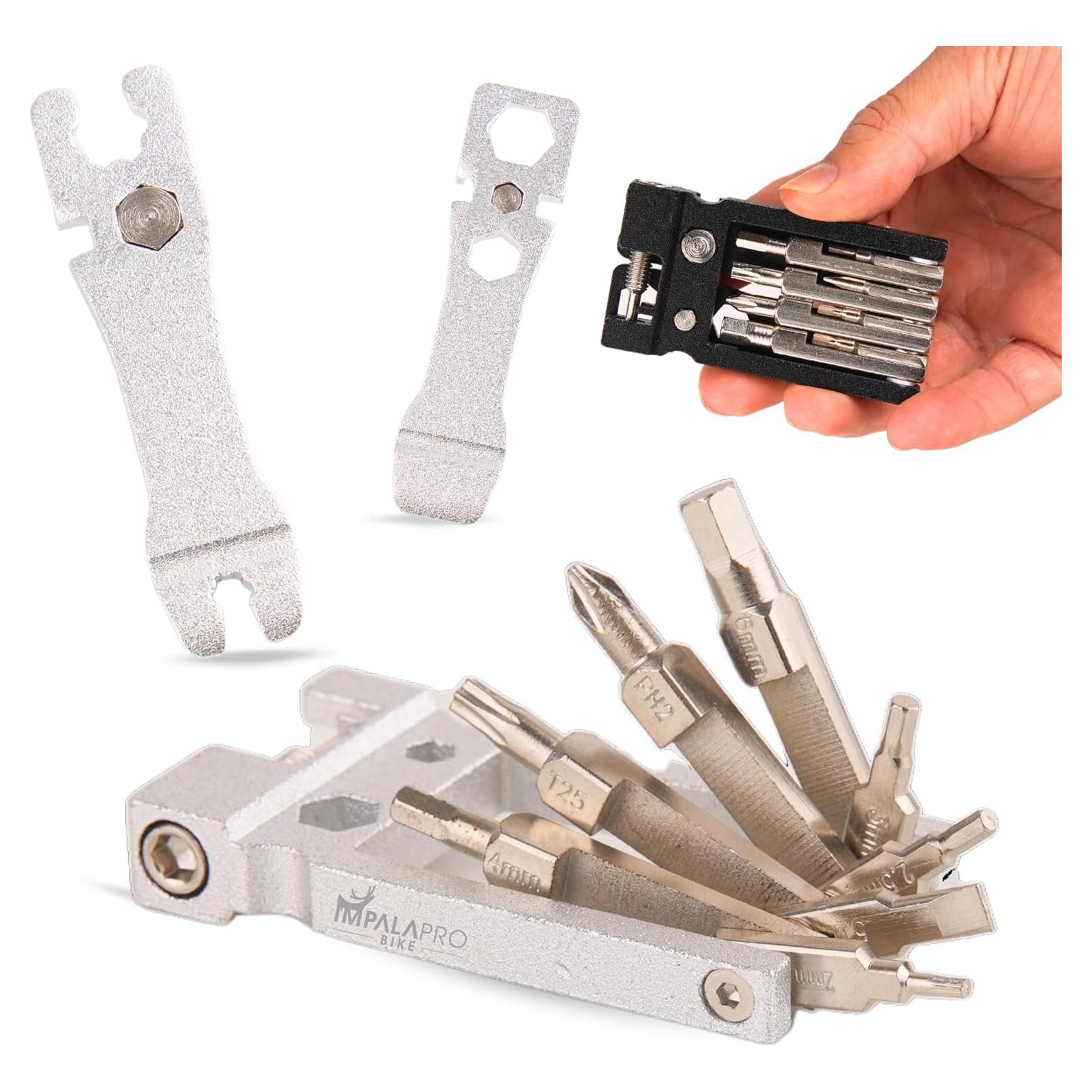 Kit de Herramientas para Bicicleta 20 en 1 IMPALAPRO Plata