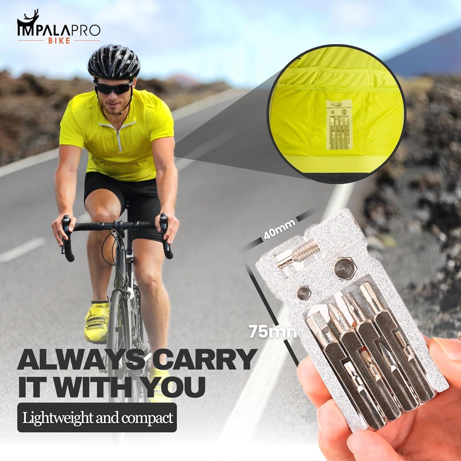 Kit de Herramientas para Bicicleta 20 en 1 IMPALAPRO Plata