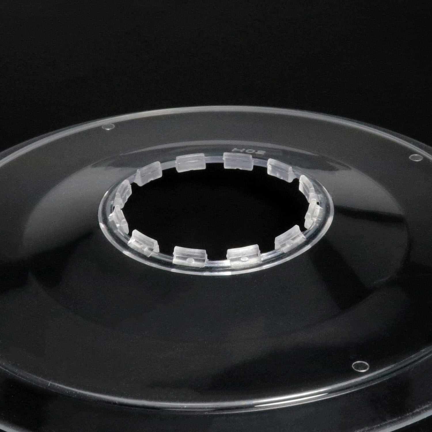 2 Protectores de Radios de Bicicleta LUORNG 138mm Transparente