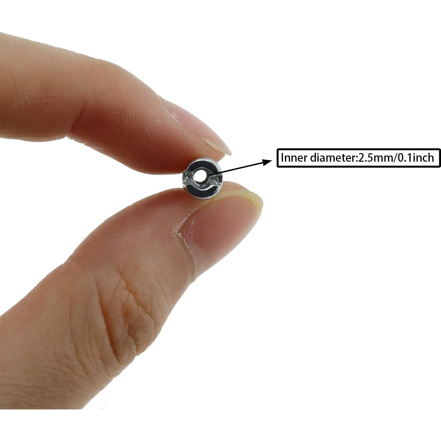 36 Tapas de Radios de Bicicleta ZZHXSM 12mm 14G Plateadas