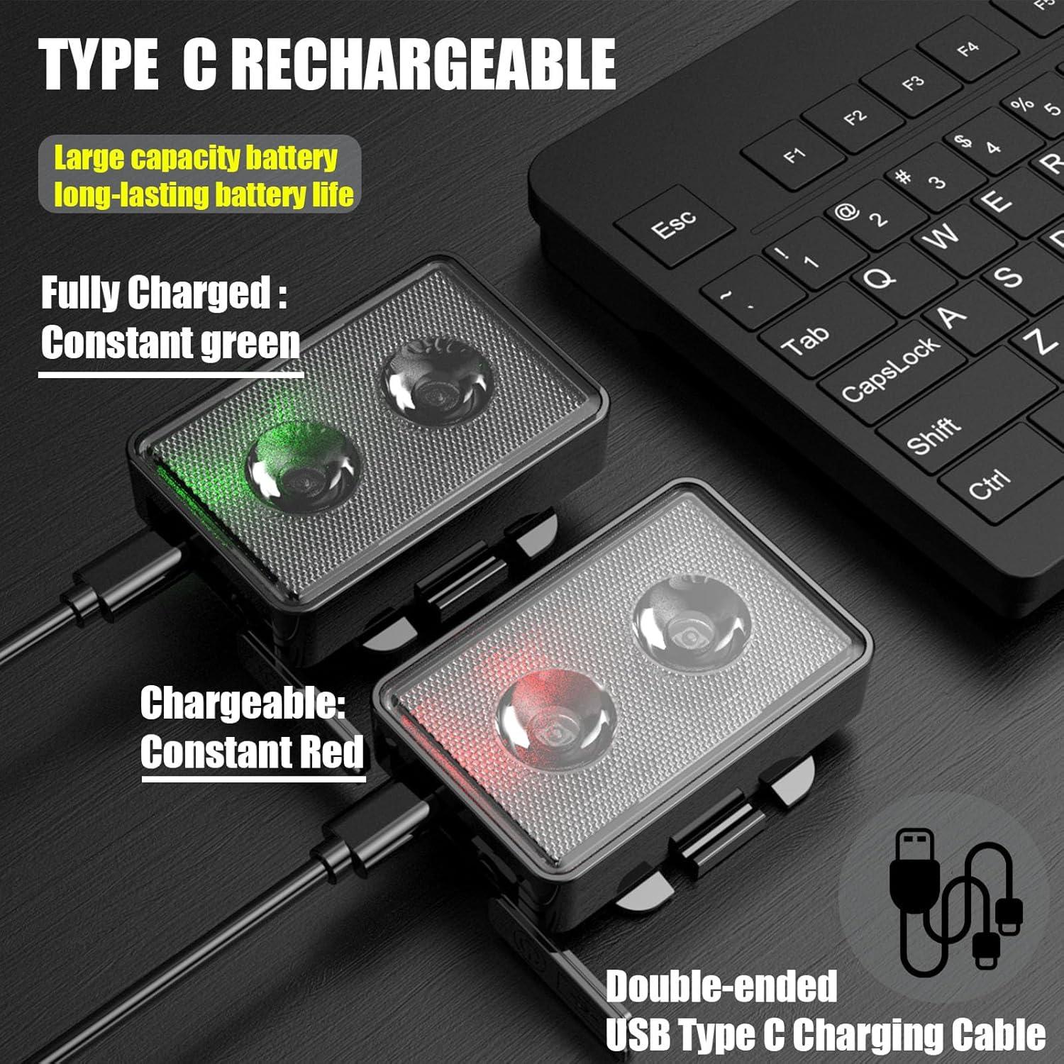 Luces de Bicicleta Recargables USB SUPPENGUIN SP-Bike, 120 Lúmenes, 2 Paquete