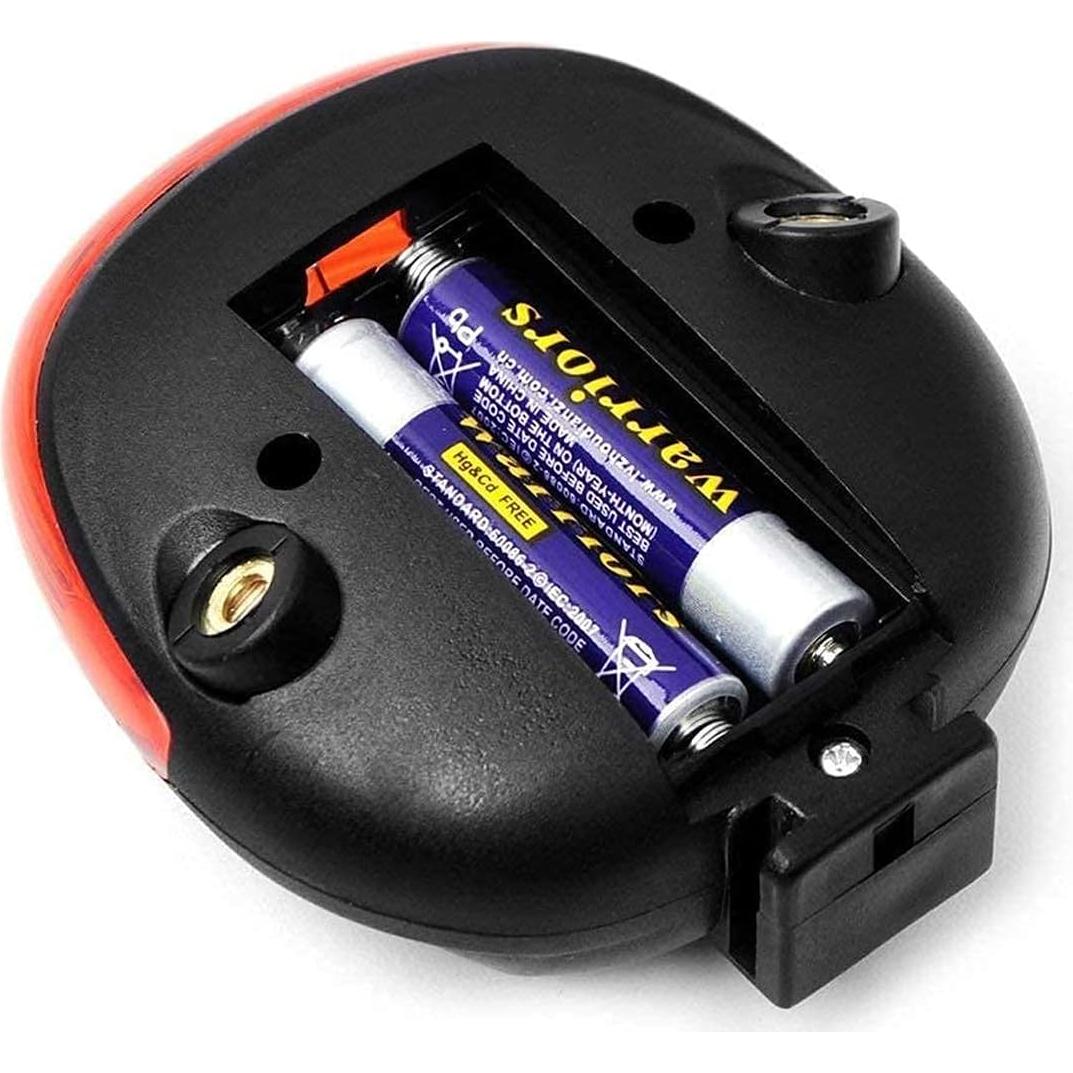 Luz Trasera de Bicicleta EWUHRY con 5 LED y 2 Rayos Láser