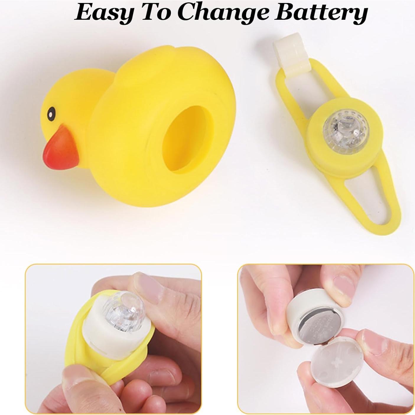 Adornos de Pato de Goma Hautllaif para Bicicleta y Auto