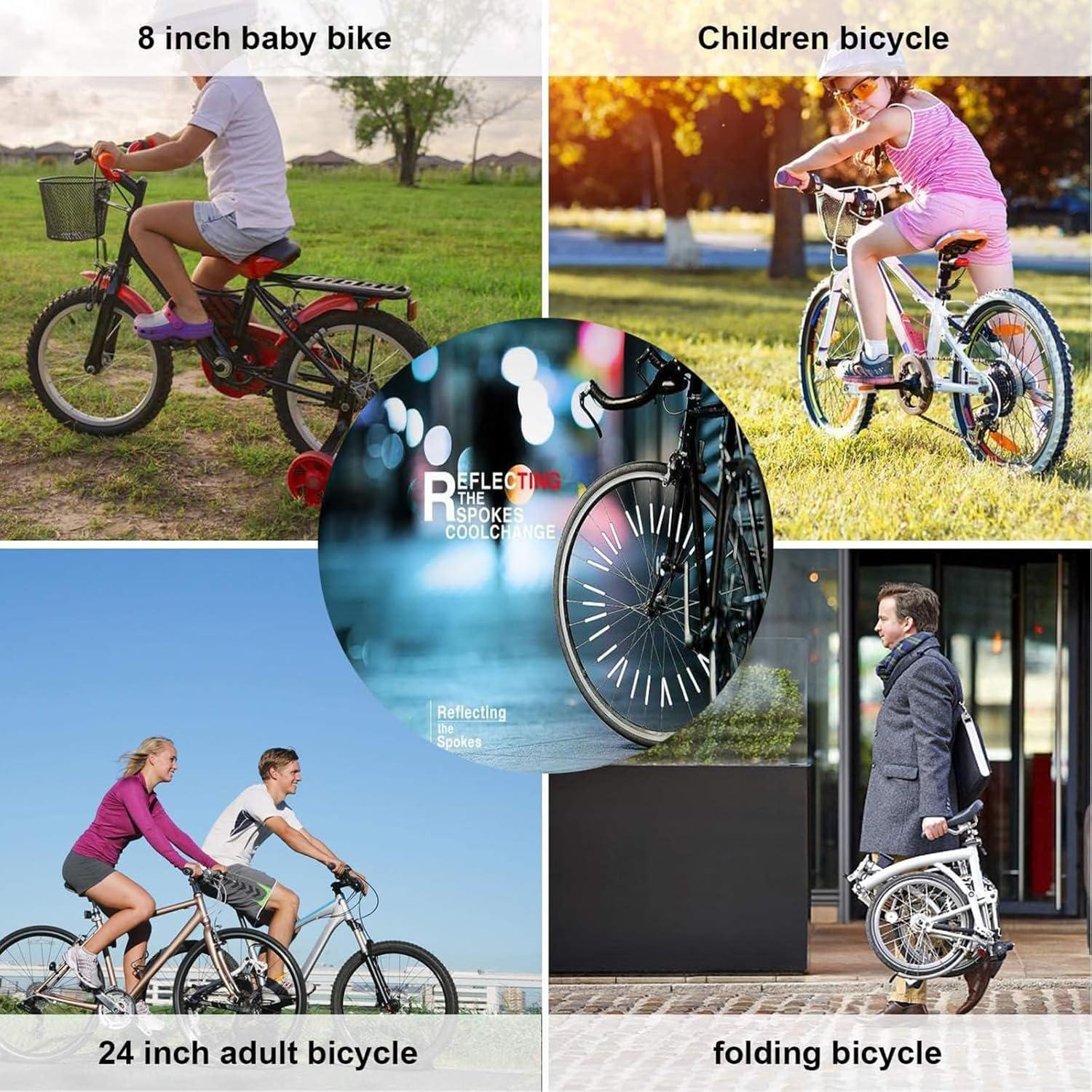 36 Reflectores de Ciclismo XTTIUN para Radios de Bicicleta