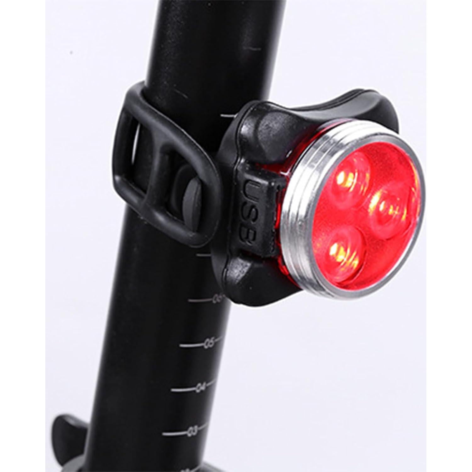 Luz de Bicicleta Recargable USB NUZYZ 2 Pcs LED Impermeable
