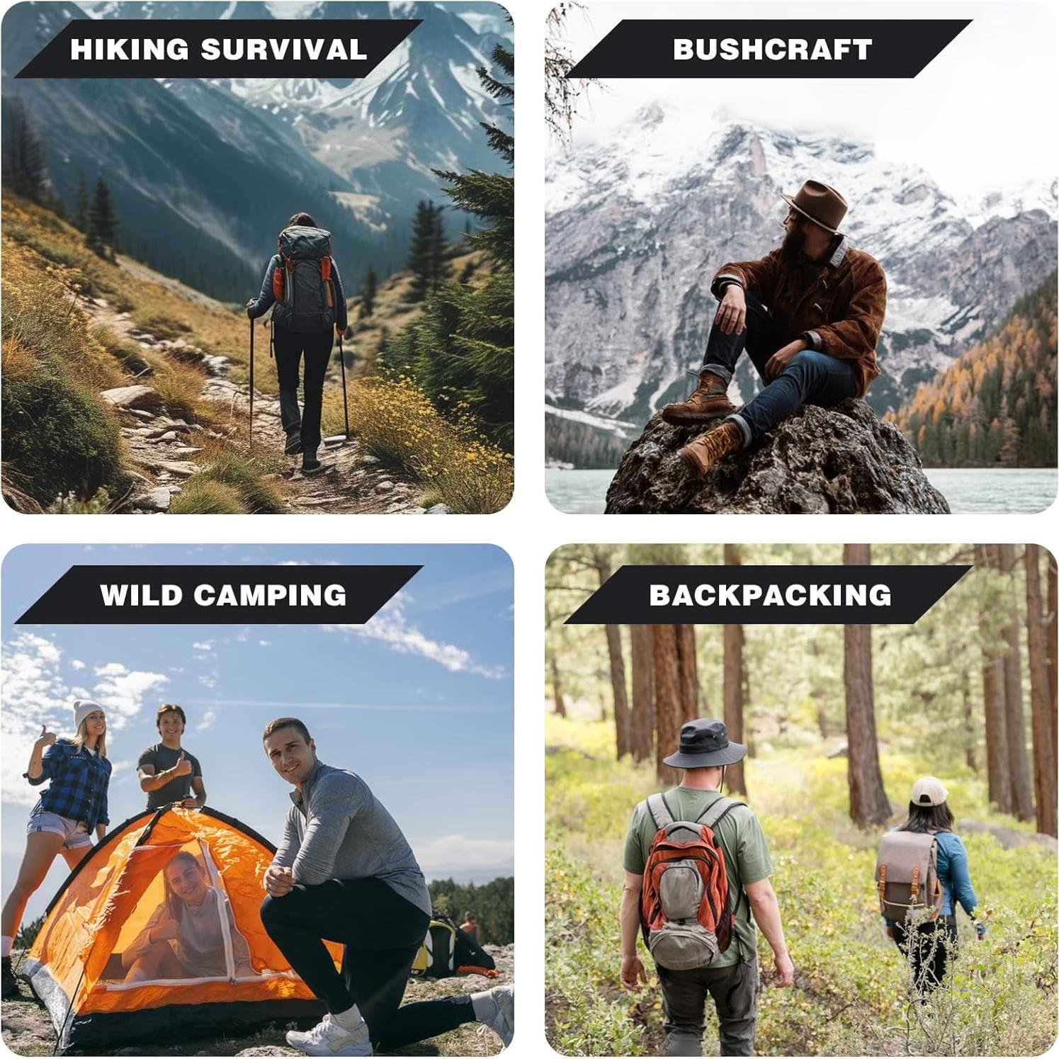 Compás de Supervivencia DonDofla 899 - Doble y Mini, Preciso