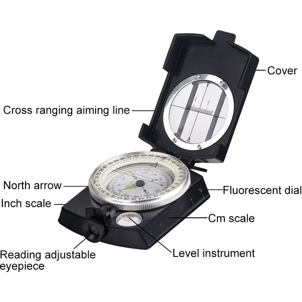 Brújula Militar COSTIN de Metal Impermeable Alta Precisión