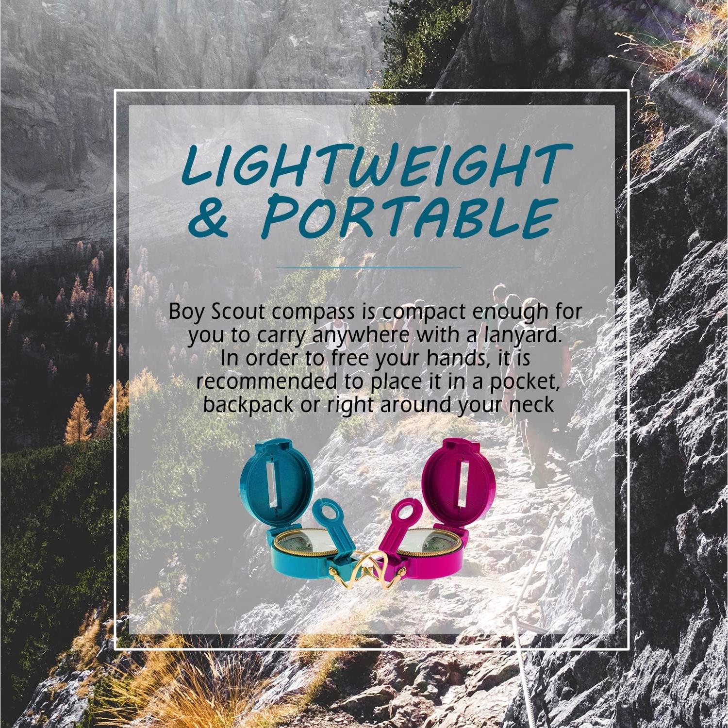 Brújula Lensática TurnOnSport - Navegación Precisa para Camping