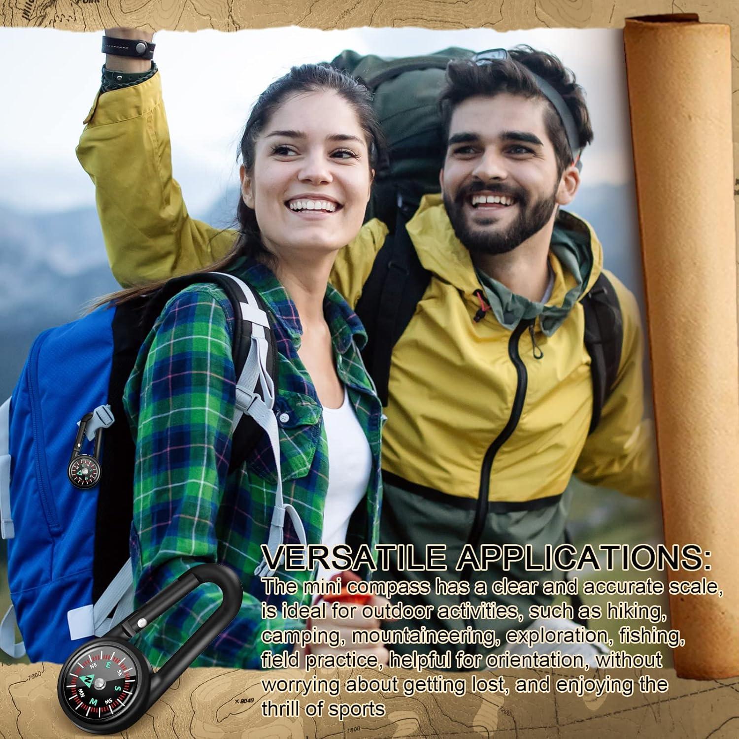 Brújula Magnética Kanayu Mini de Bolsillo - 24 Piezas