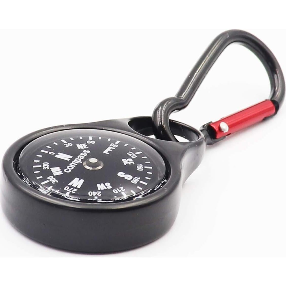 Llave de brújula portátil DETUCK de metal para camping 9.4cm