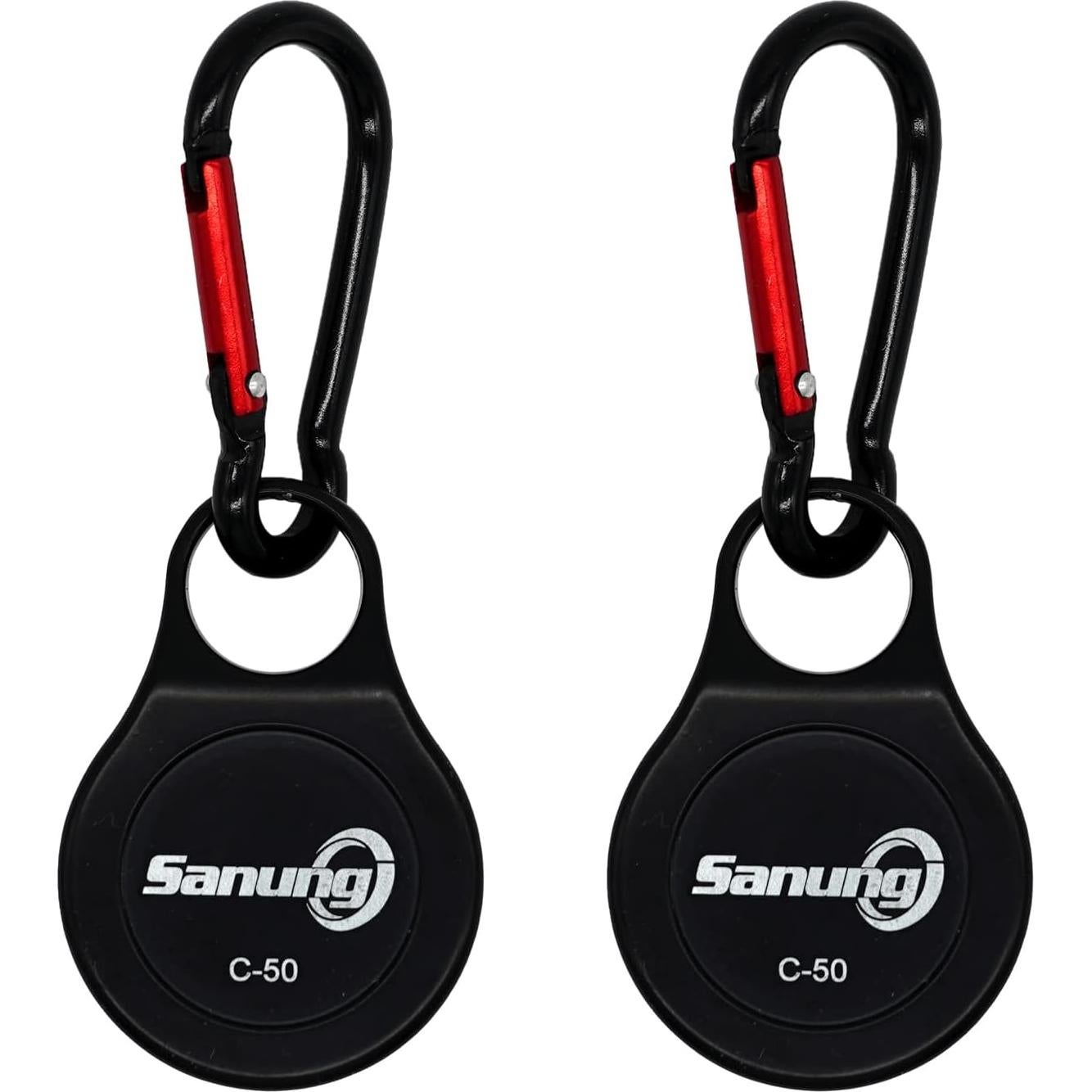 Brújula de Supervivencia Sanung C-50 2 en 1 con Mosquetón