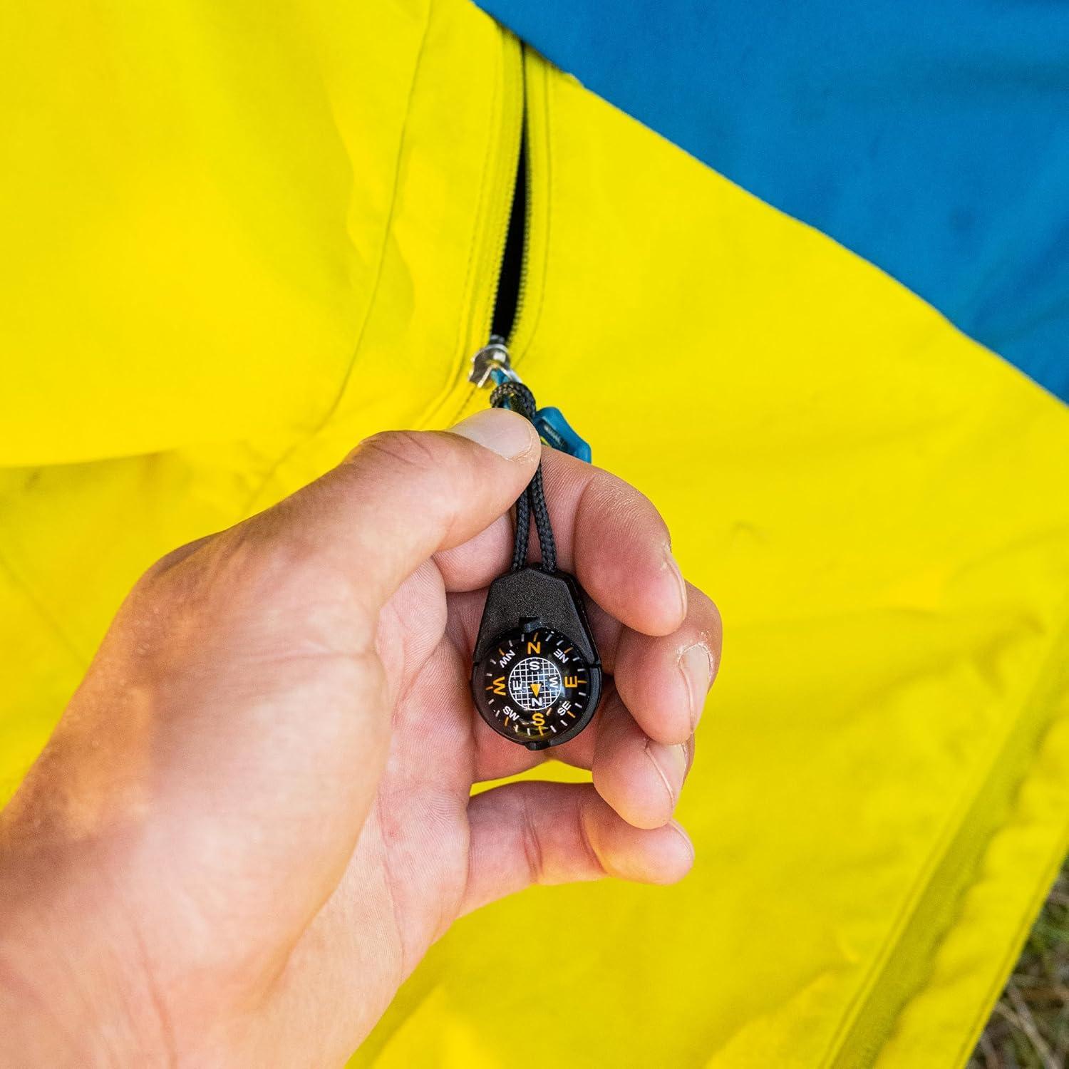 Brújula de Bola Sun Company ZiprComp con Cordón - Ligera y Compacta