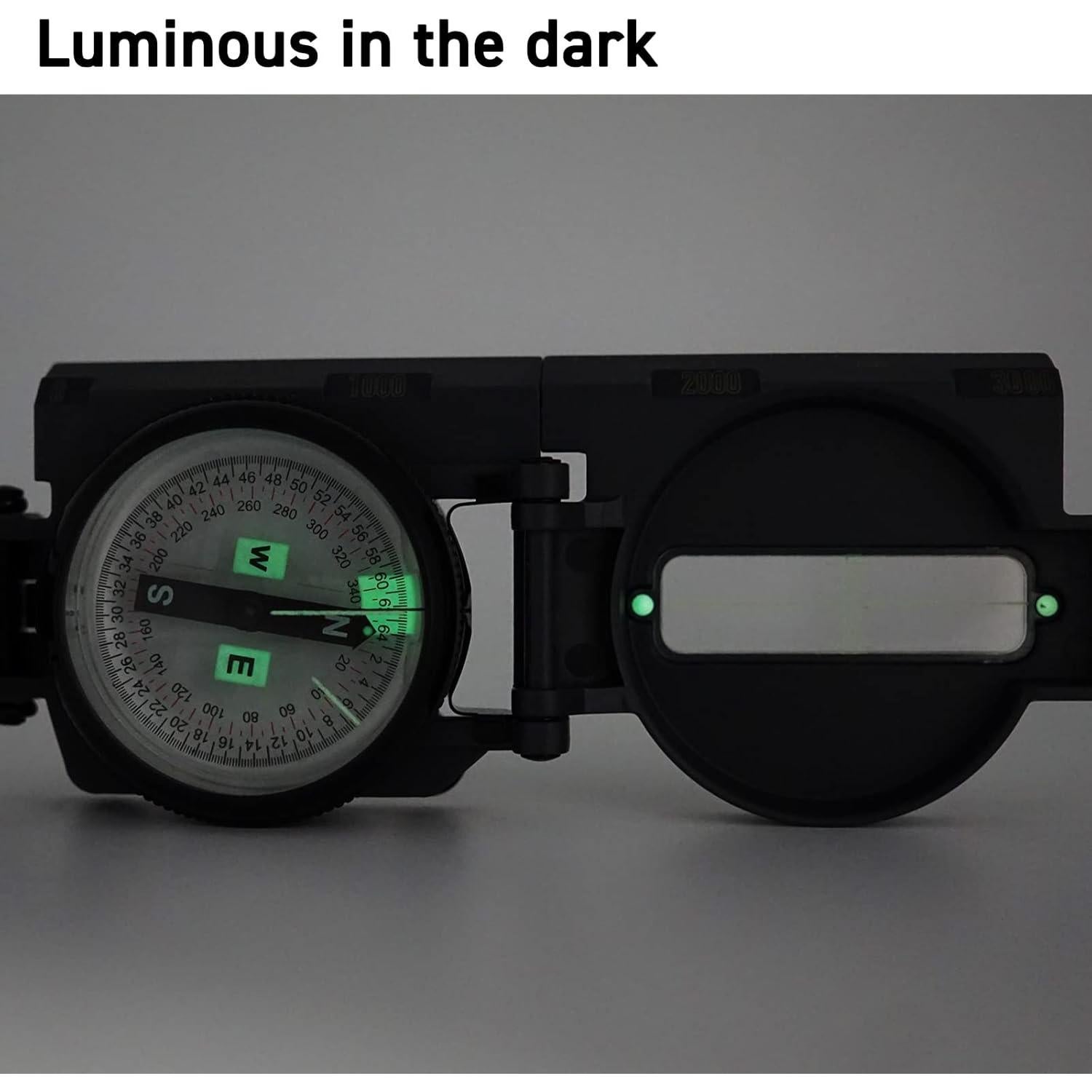 Brújula Lensática POLARIS Resistente al Agua con Inclinómetro