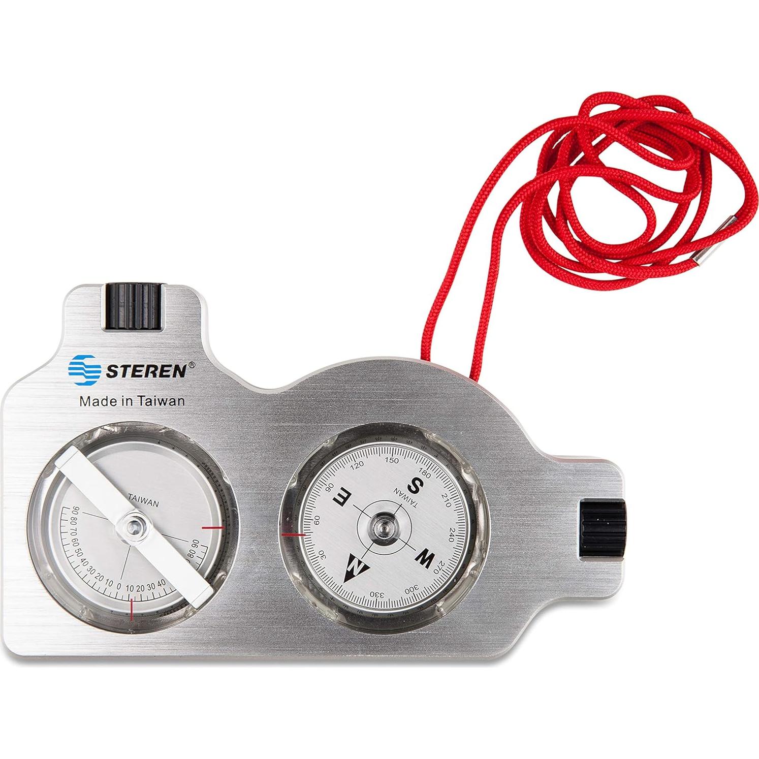 Buscador de Satélites STEREN con Brújula y Clinómetro