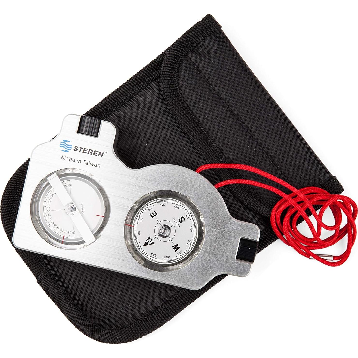 Buscador de Satélites STEREN con Brújula y Clinómetro