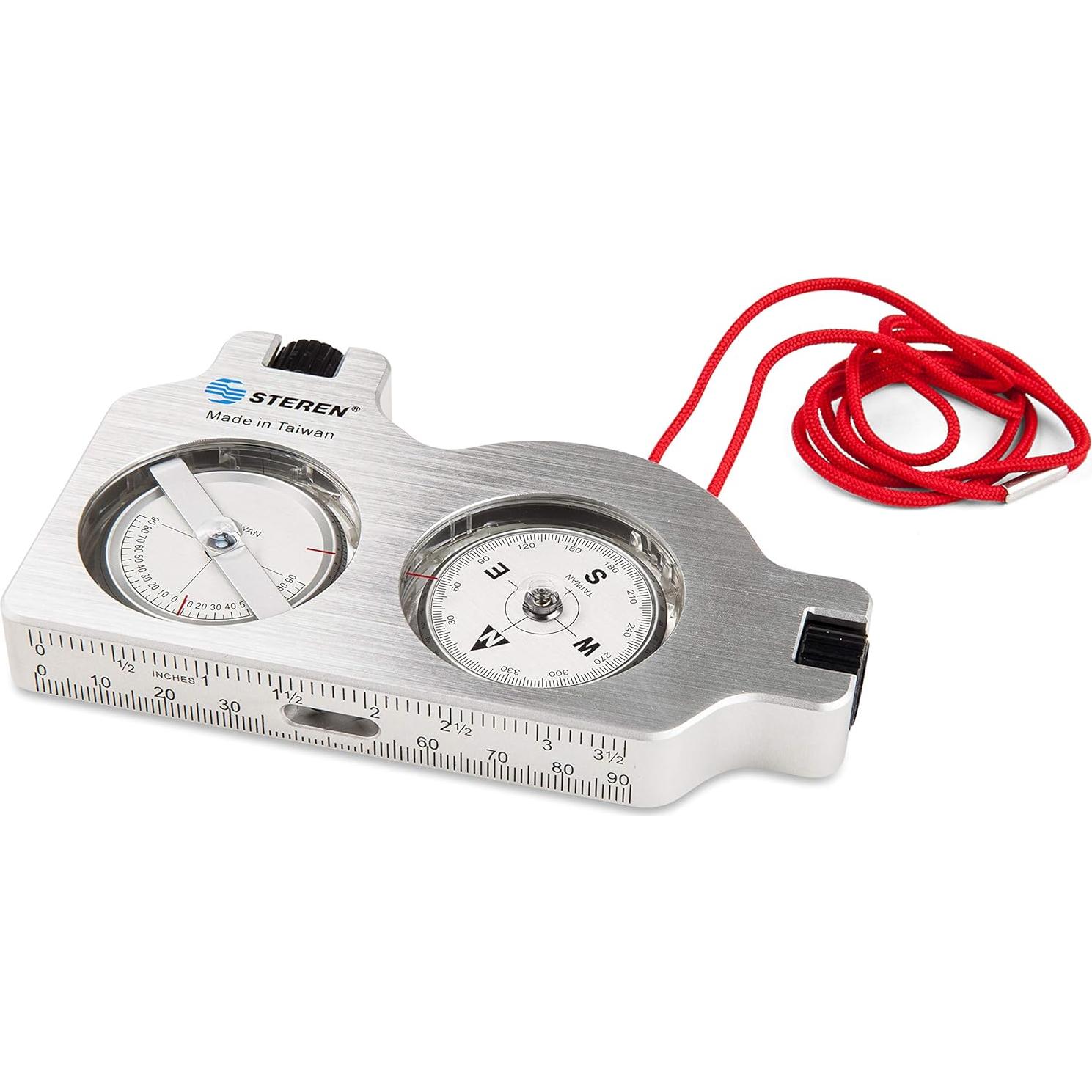 Buscador de Satélites STEREN con Brújula y Clinómetro