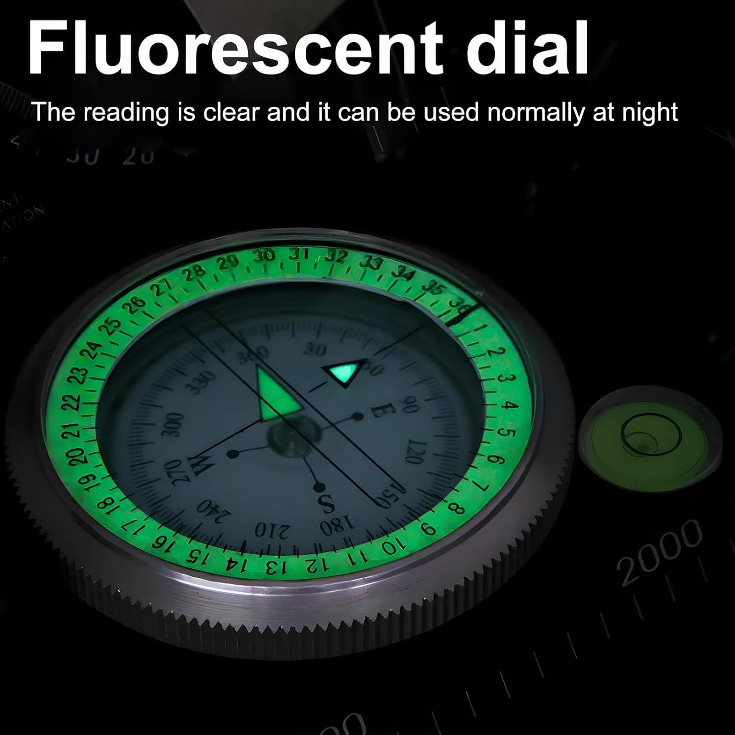 Brújula de Supervivencia aiGear CHS-01 Militar Verde