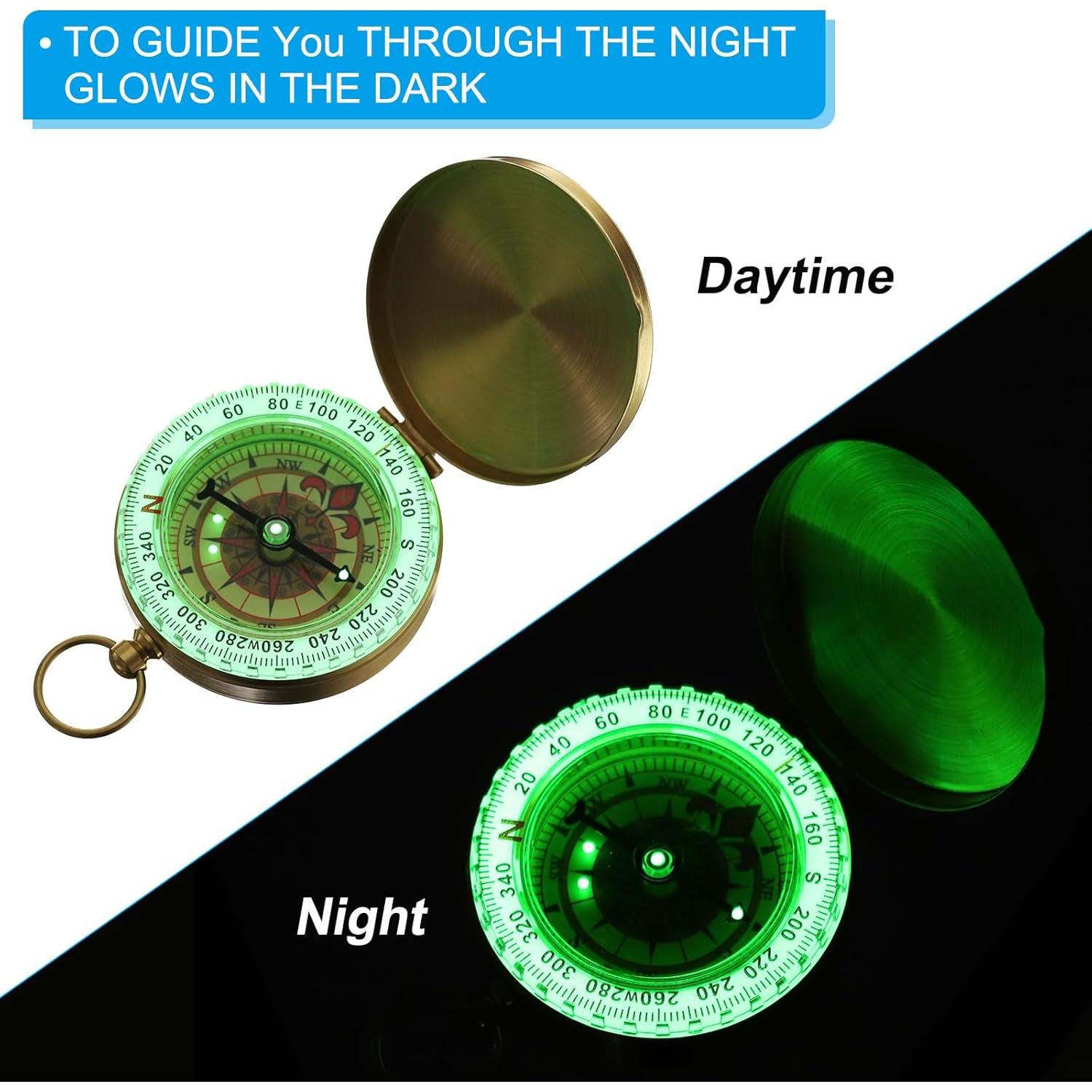Brújula de Supervivencia PATIKIL para Camping y Senderismo