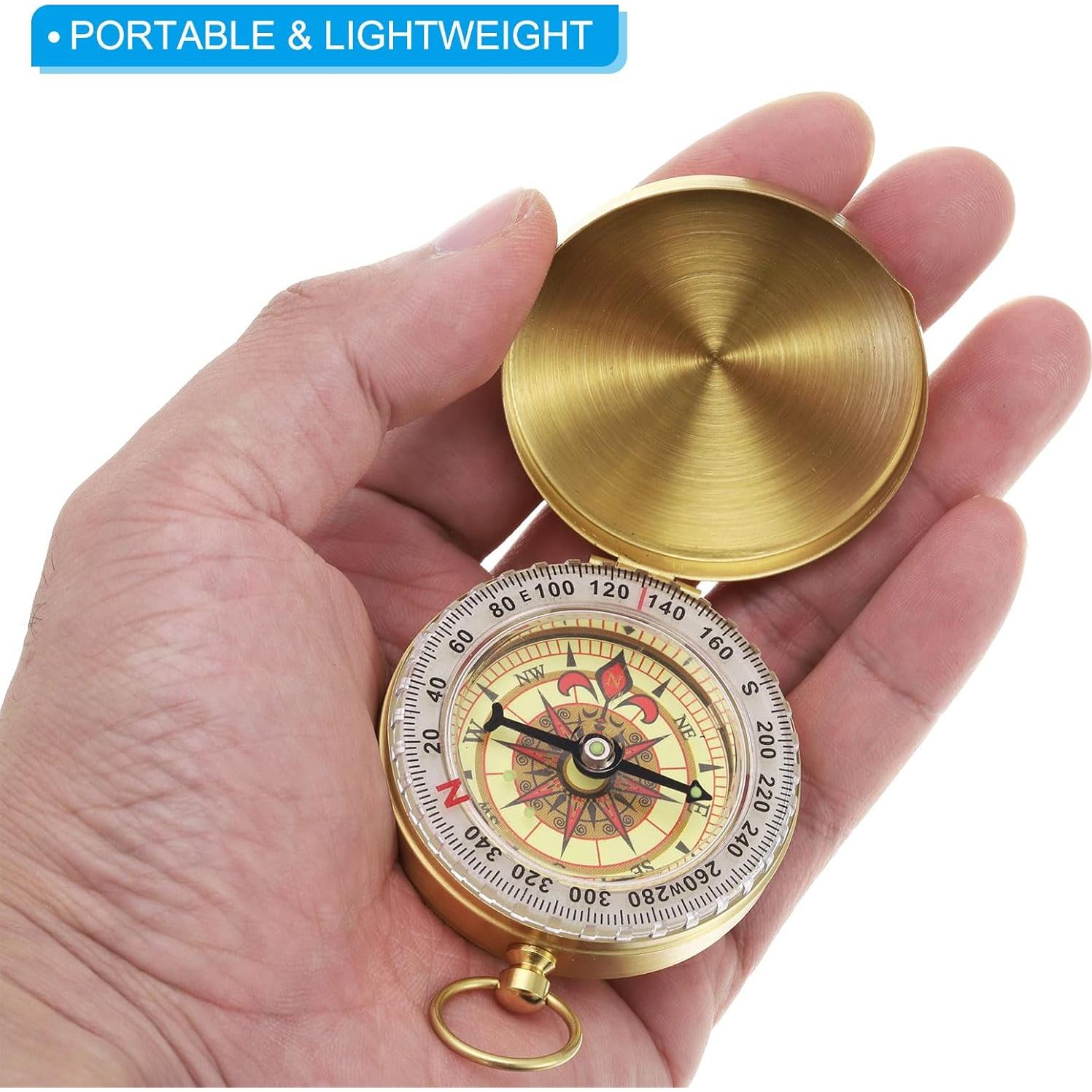 Brújula de Supervivencia PATIKIL para Camping y Senderismo