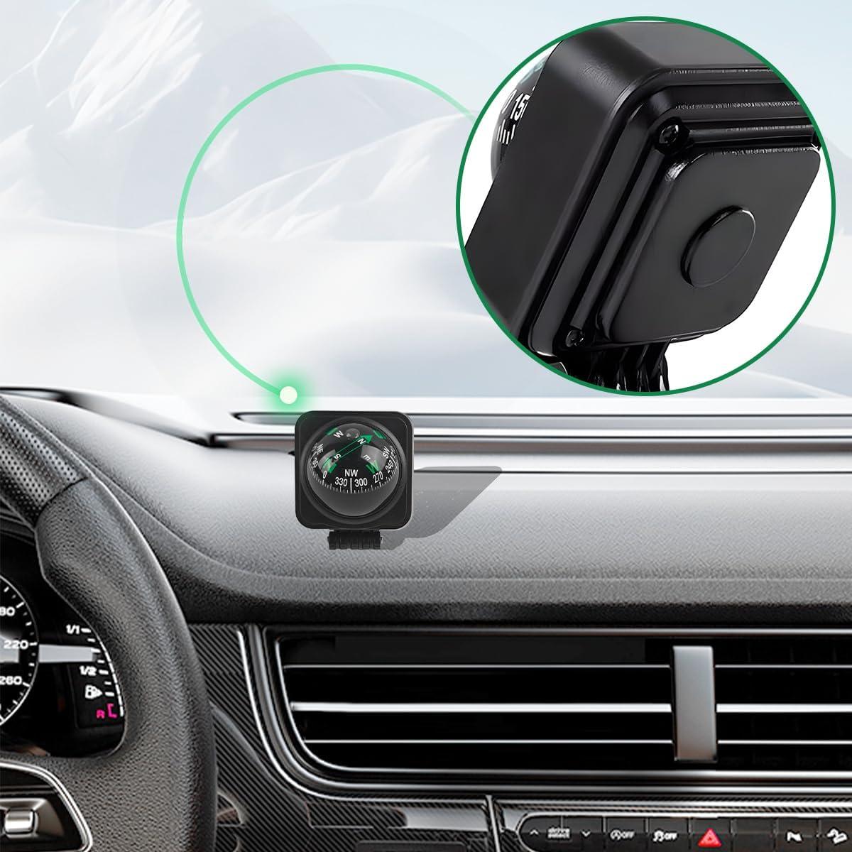 Brújula de Coche Mandark Ajustable para Tablero 6.7cm