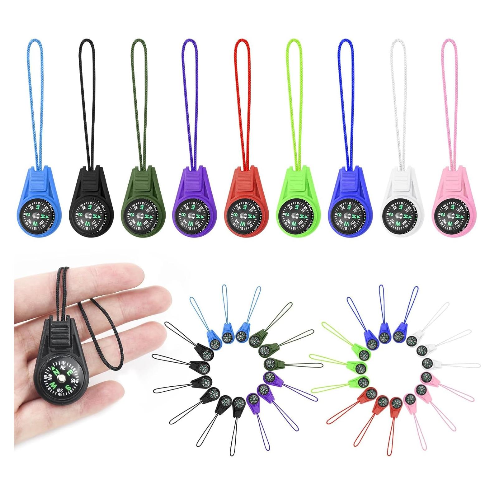 Mini Brújula de Supervivencia Taikula 12 Pcs Multicolor