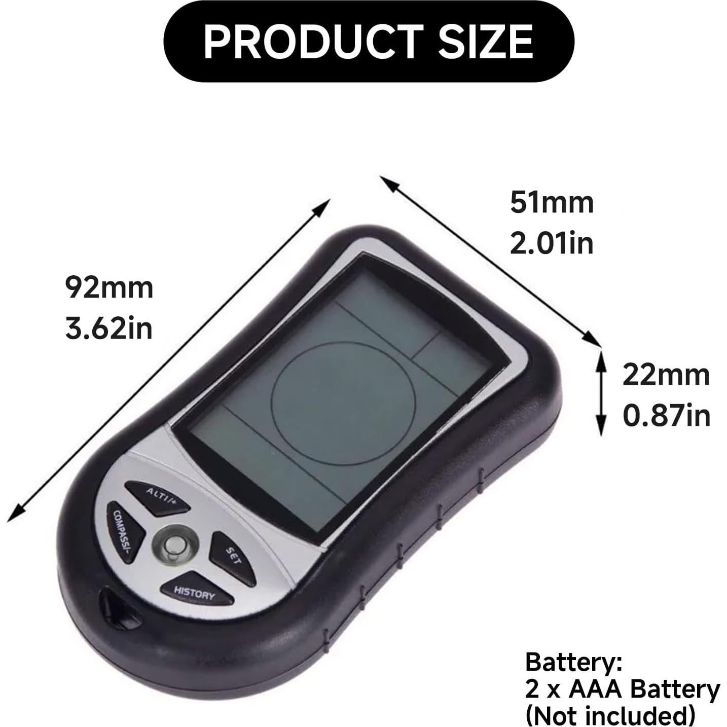 Altímetro Digital 8 en 1 Kodrily con Brújula y Termómetro