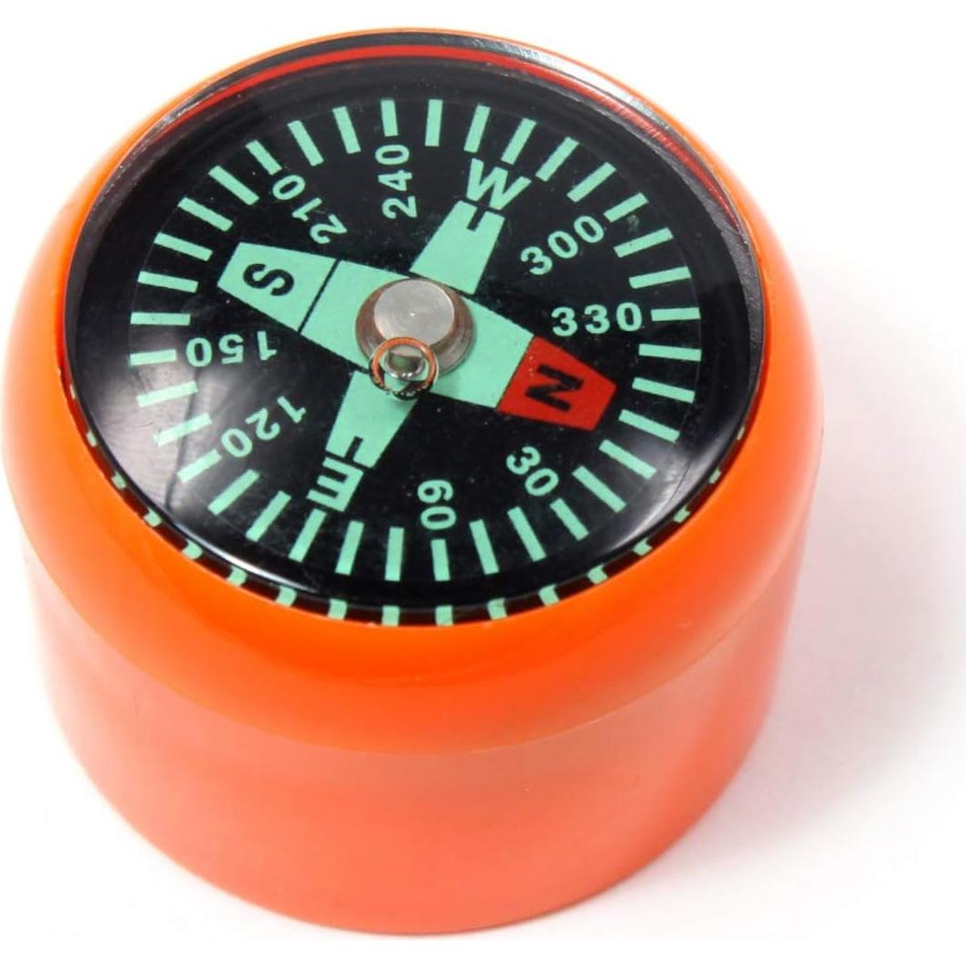 Silbato de Supervivencia 5-en-1 SE Naranja 11.4 cm - 2-Pack