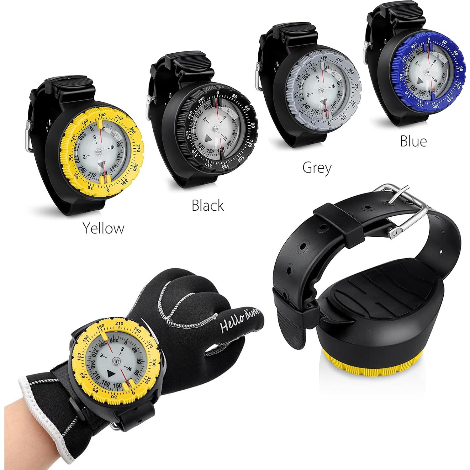 Brújula de Buceo Profesional OVOVFANY Sc-03 Impermeable 50m