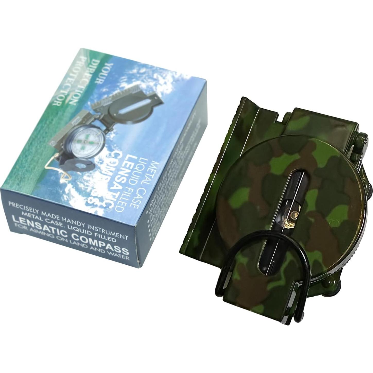 Brújula Militar JYEASTZ Lensática Camuflaje Impermeable