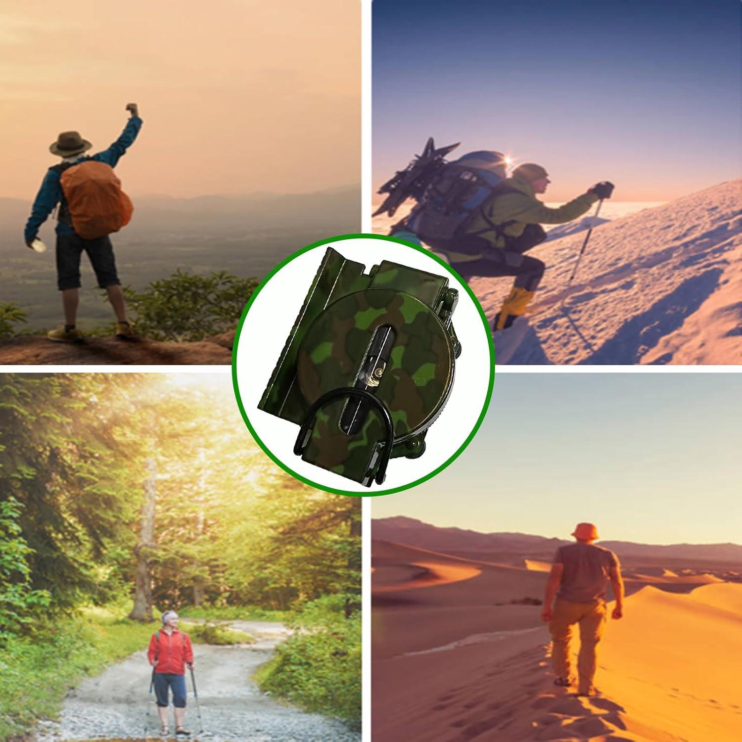 Brújula Militar JYEASTZ Lensática Camuflaje Impermeable