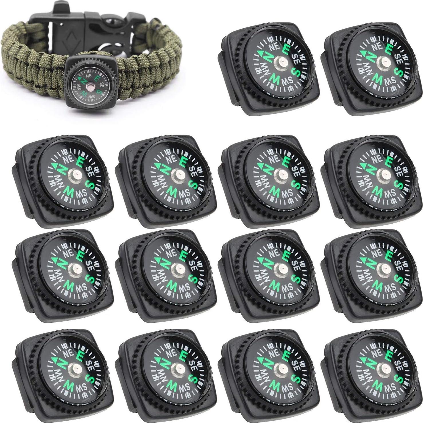 Mini Brújula de Supervivencia Ejoyous 25 Pcs Alta Precisión