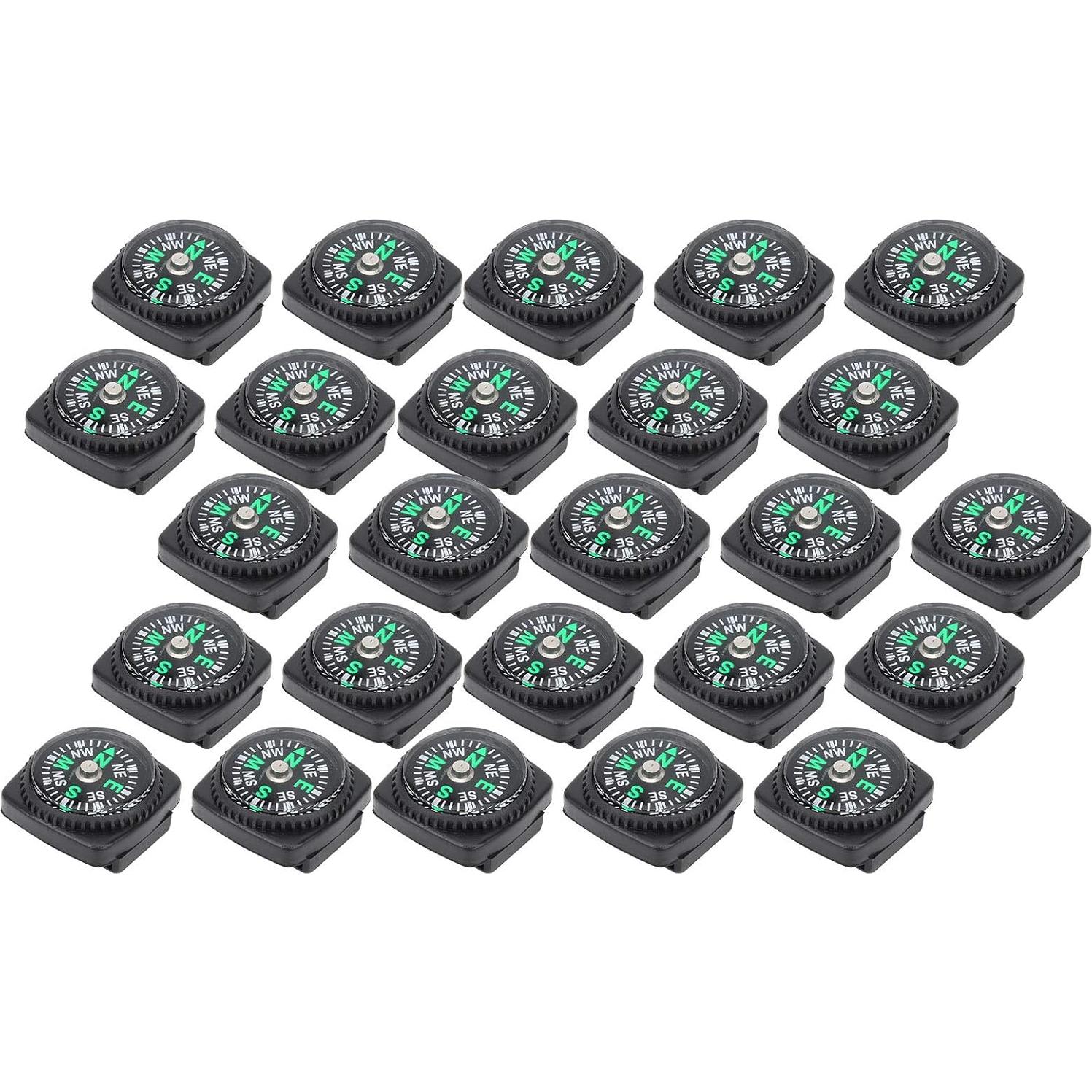 Mini Brújula de Supervivencia Ejoyous 25 Pcs Alta Precisión