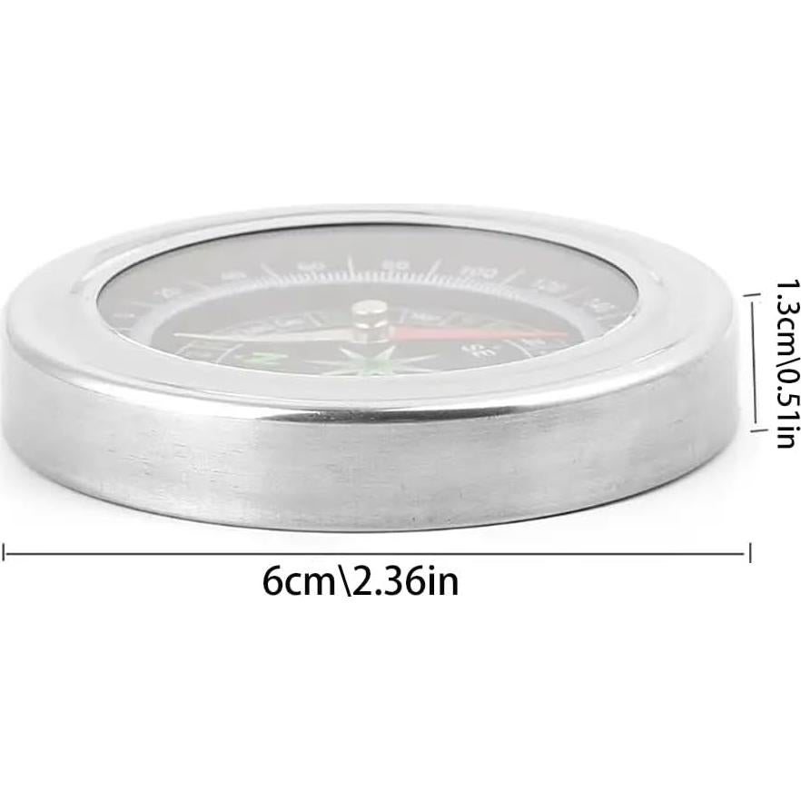 Brújula de Orientación 6 Pcs Aluminio Impermeable BOSOIRSOU