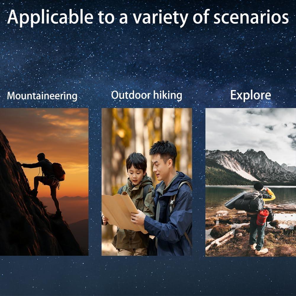 Brújula de Orientación 6 Pcs Aluminio Impermeable BOSOIRSOU