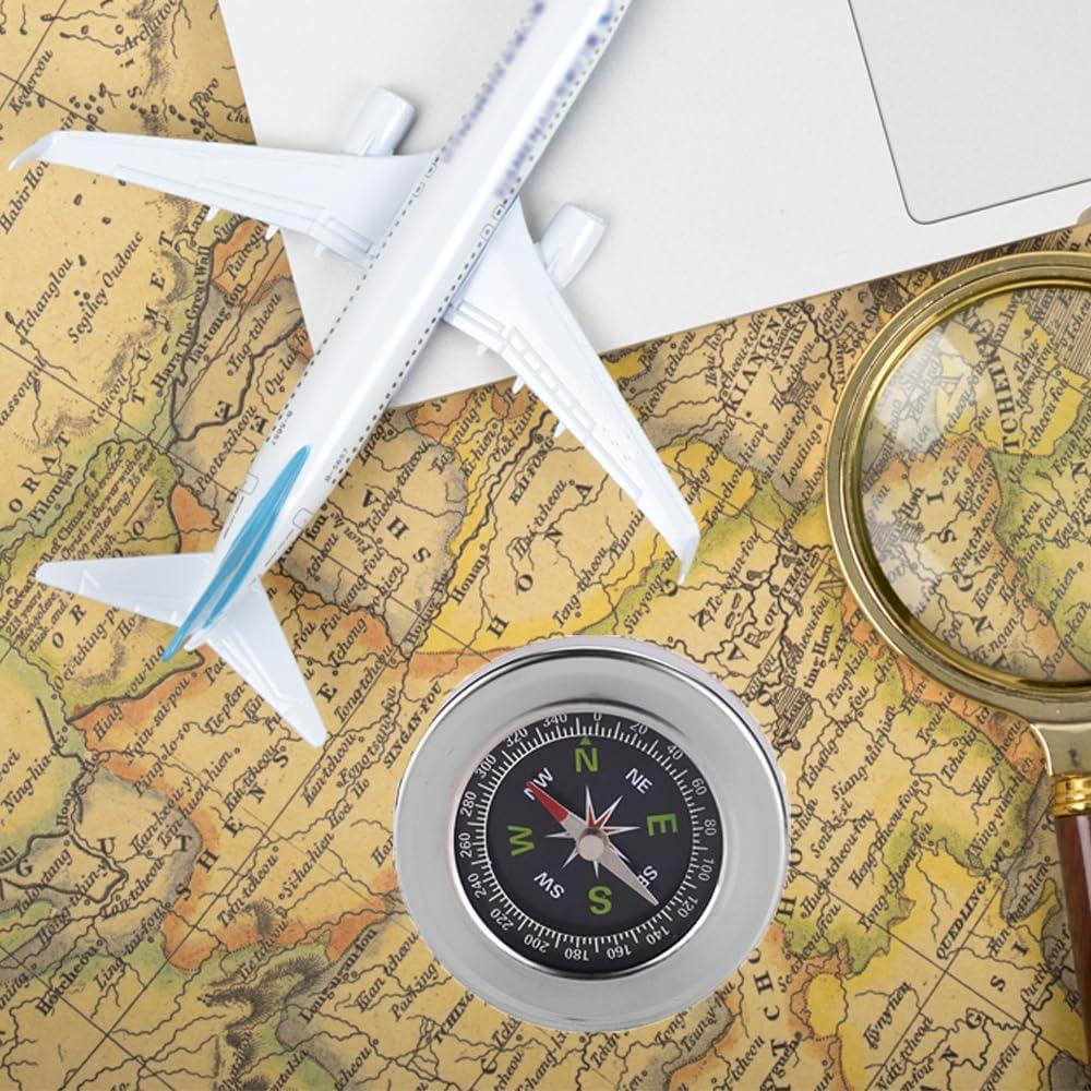 Brújula de Orientación 6 Pcs Aluminio Impermeable BOSOIRSOU
