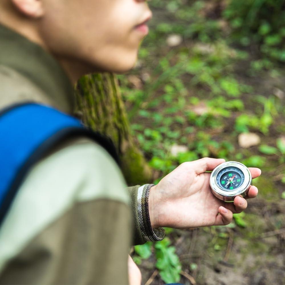 Brújula de Orientación 6 Pcs Aluminio Impermeable BOSOIRSOU