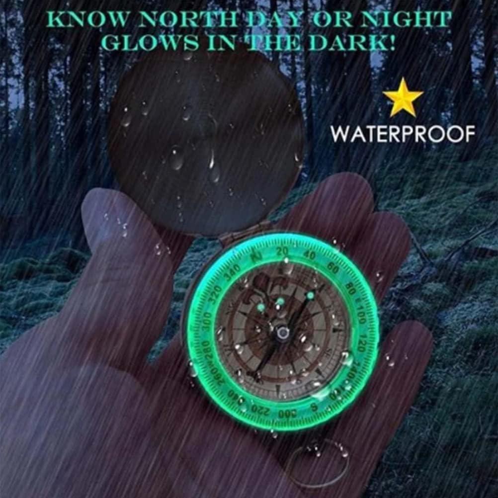 Brújula Luminosa Lago Taiping 48mm Camping Senderismo