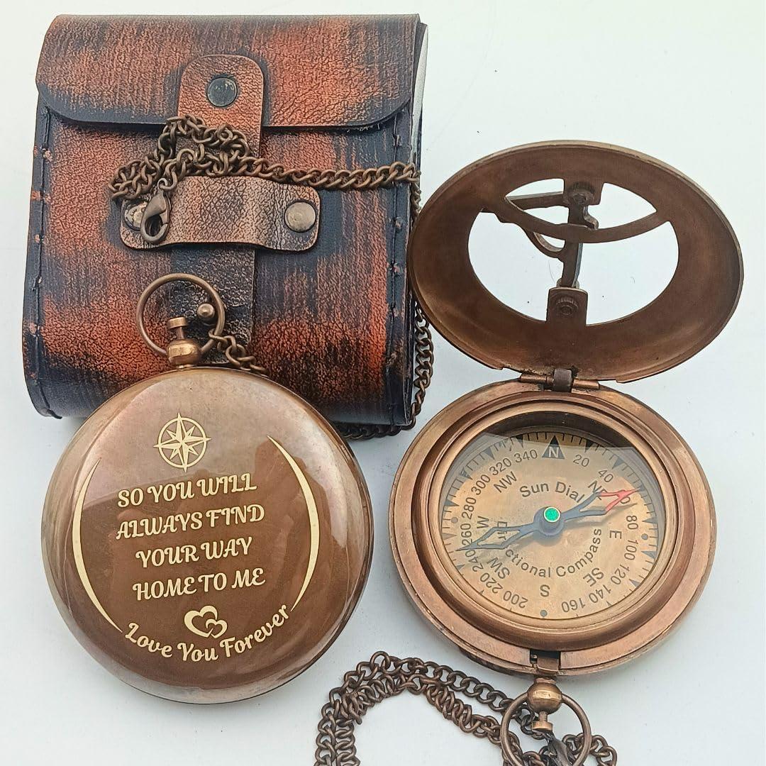 Brújula de Sol Personalizada DAYOL'X 7.62 cm Regalo Aniversario