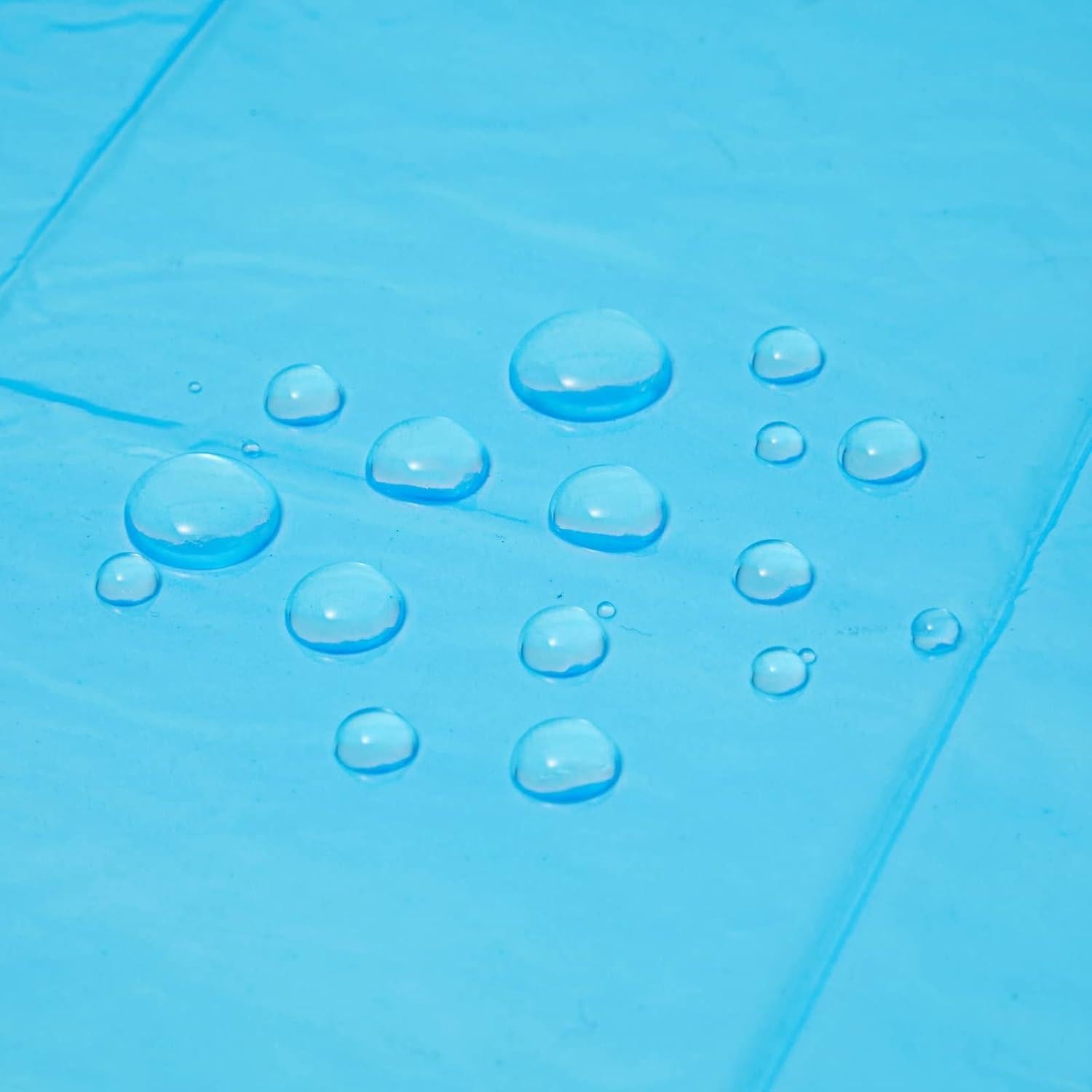 PANDA AZUL 20 Ponchos Desechables Impermeables para Niños