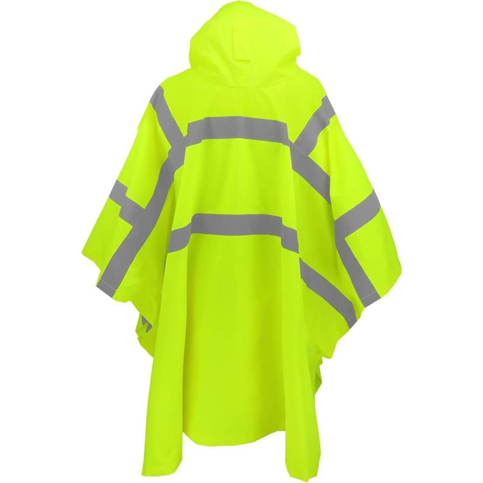 Poncho de Lluvia Global Glove Alta Visibilidad 139.7x203.2cm