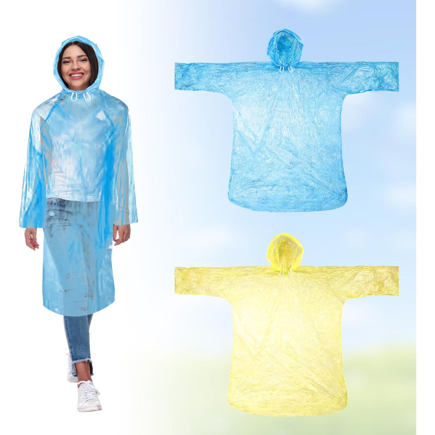 Ponchos de Lluvia Desechables Twoworld - 10 Unidades Impermeables