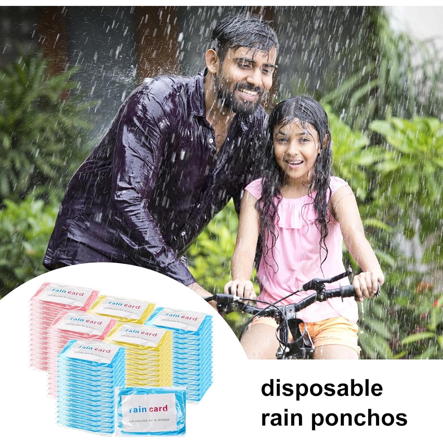 Ponchos de Lluvia Desechables twoworld 90 Pcs Adultos Unisex