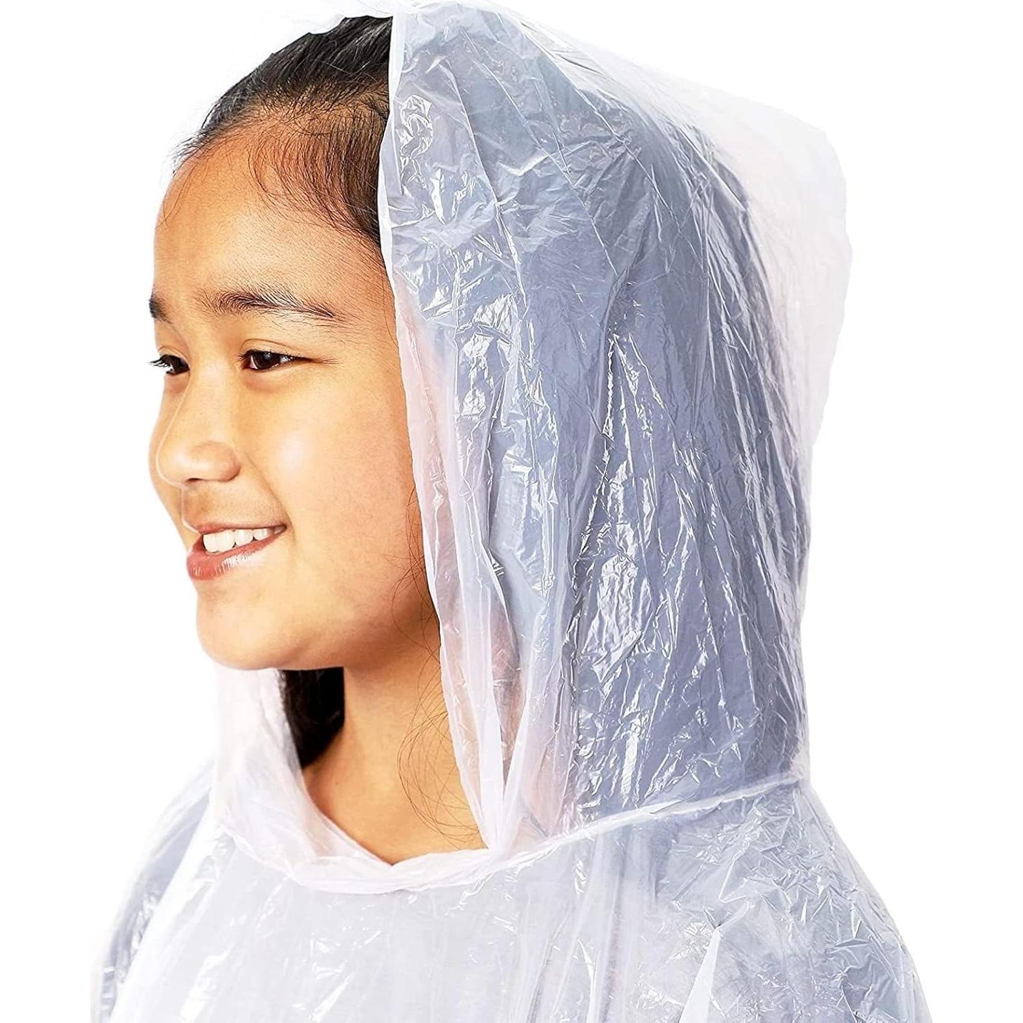 Ponchos de Lluvia Desechables Juvale para Niños - 4 Piezas