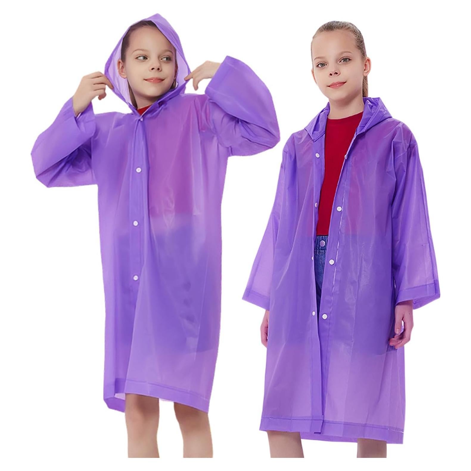 Poncho de Lluvia Impermeable para Niños UPSEN - Ecológico 110x55cm