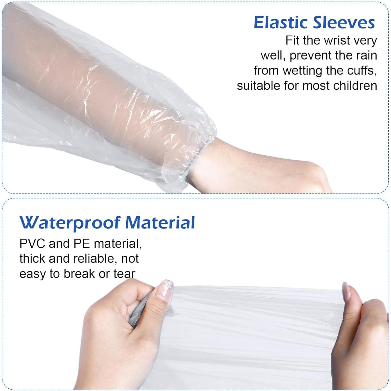 Ponchos Desechables para Niños Berlune 40 Pcs Impermeables