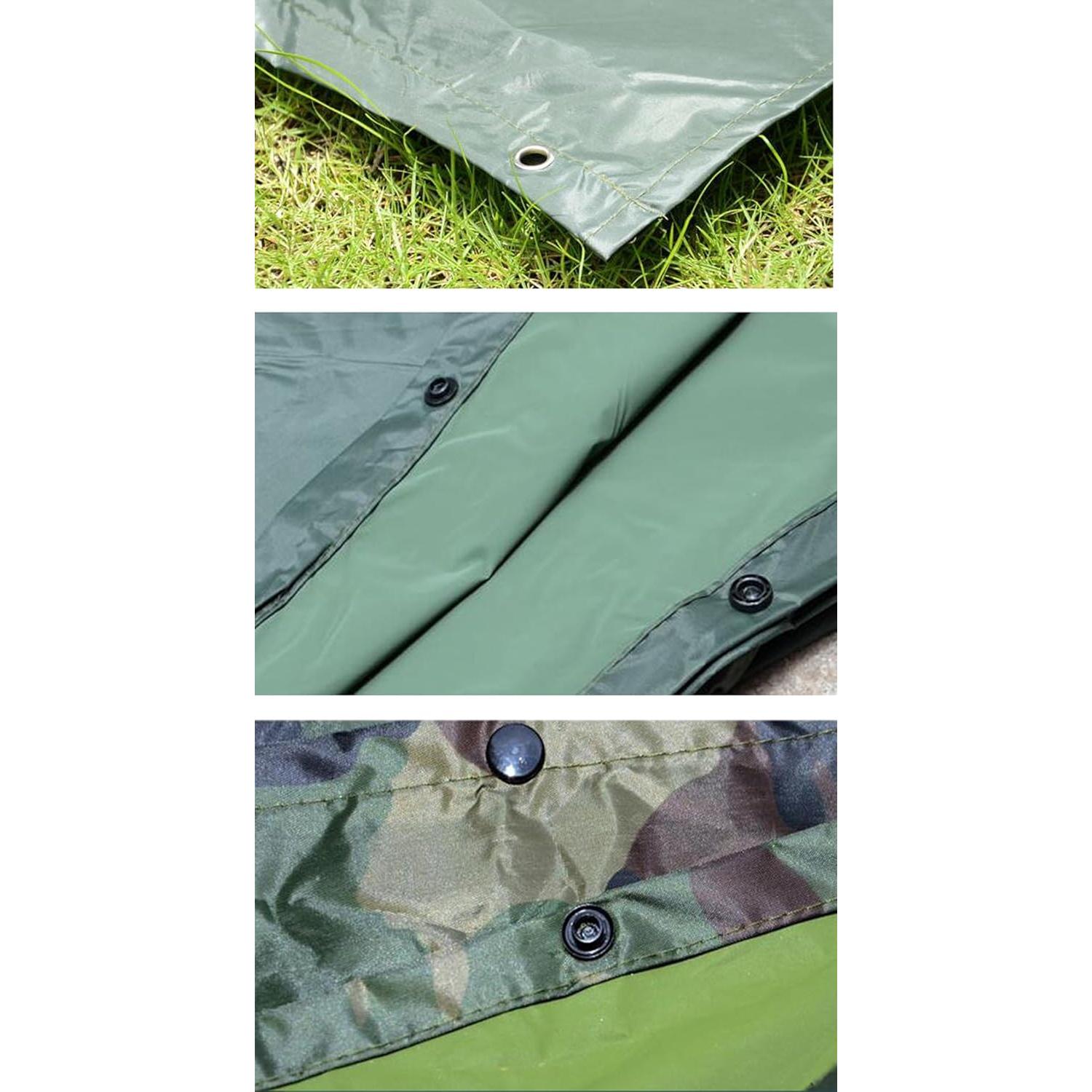 Poncho de Lluvia HOW'ON Militar Impermeable para Hombres