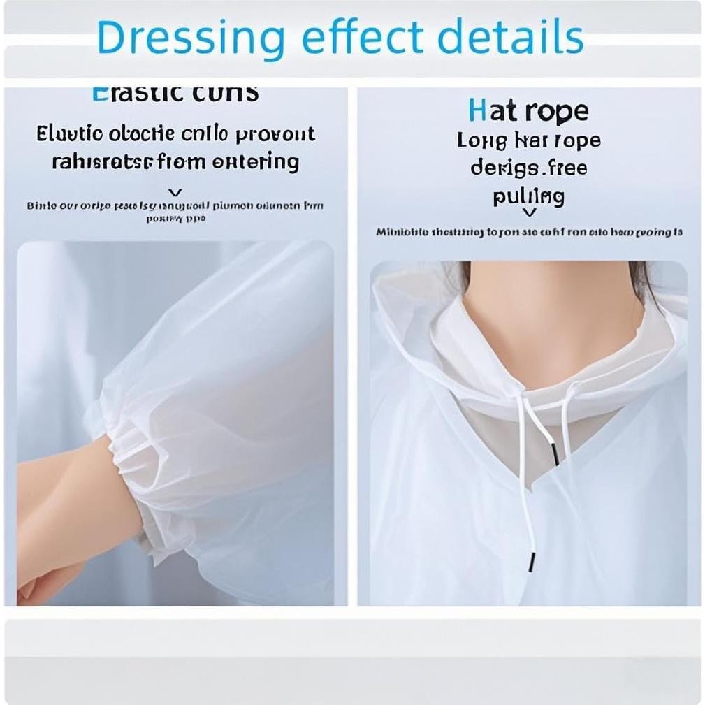 Paquete Familiar de Pantalones y Ponchos Impermeables Guanquartz