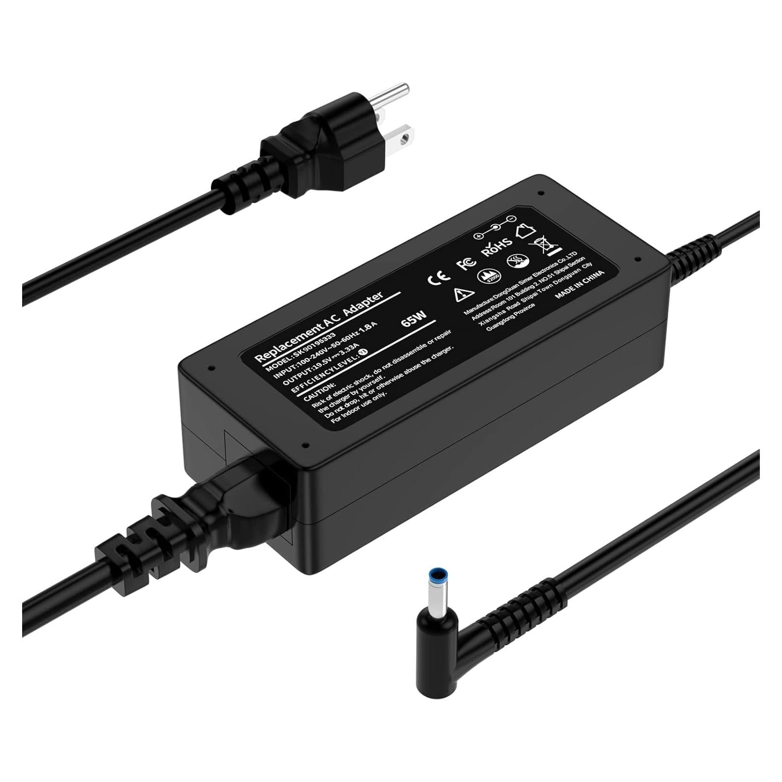 Cargador de Laptop 65W HP EliteBook ProBook Adaptador